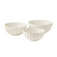 thumbnail image 1 of The Pioneer Woman Colette Stoneware Nesting Bowls, Cream, Set of 3, 1 of 6