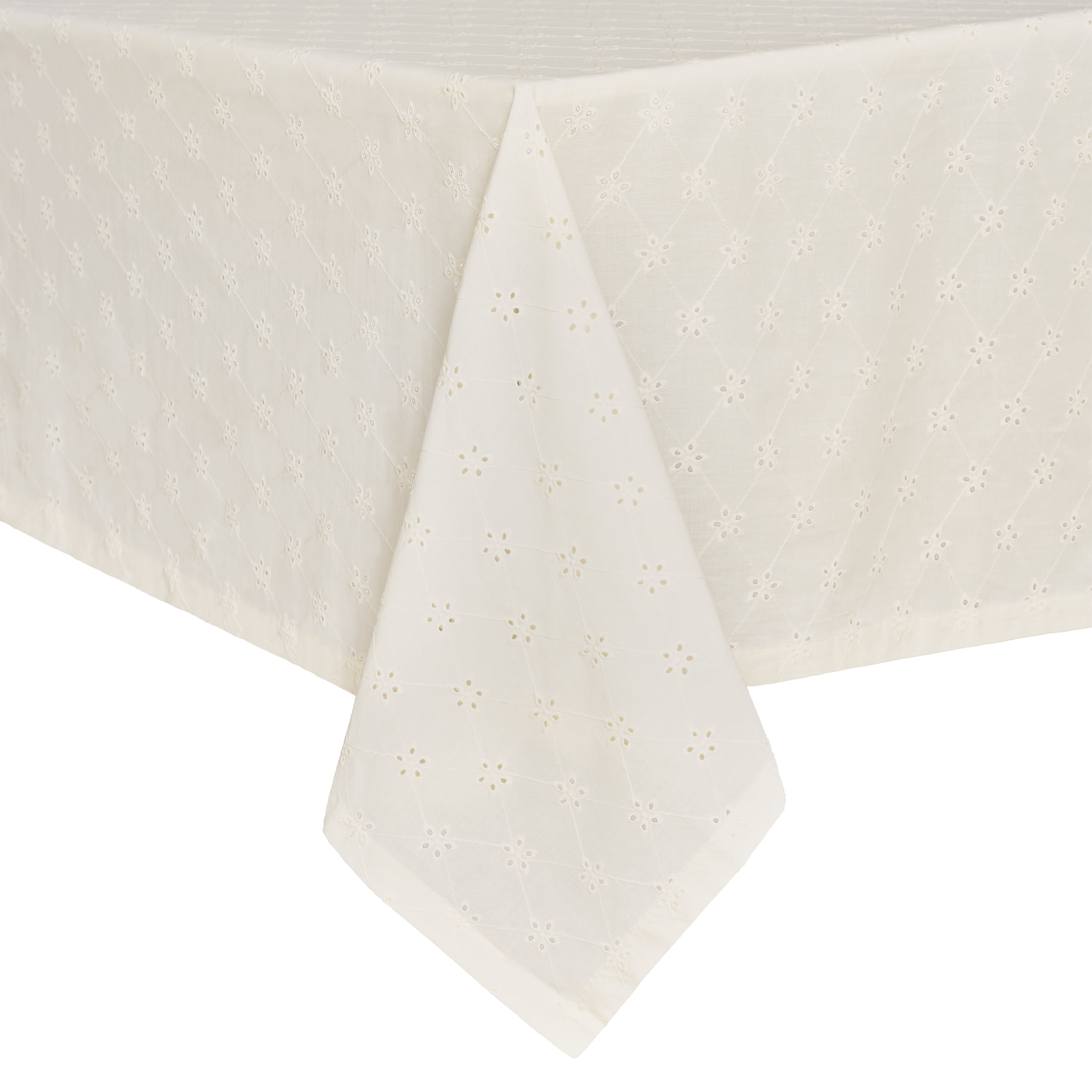 Pioneer Woman Eyelet Table Cloth, 60'x 102'