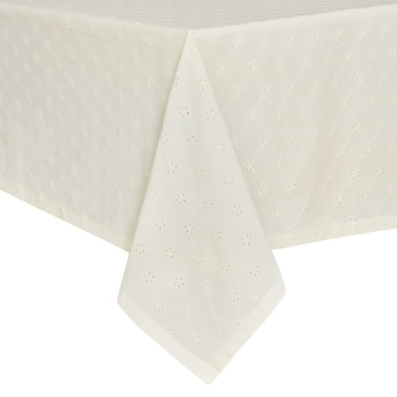 Pioneer Woman Eyelet Table Cloth, 60' x 84'