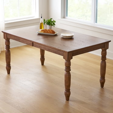 The Pioneer Woman Harper Extendable Wood Dining Table, Homestead Brown