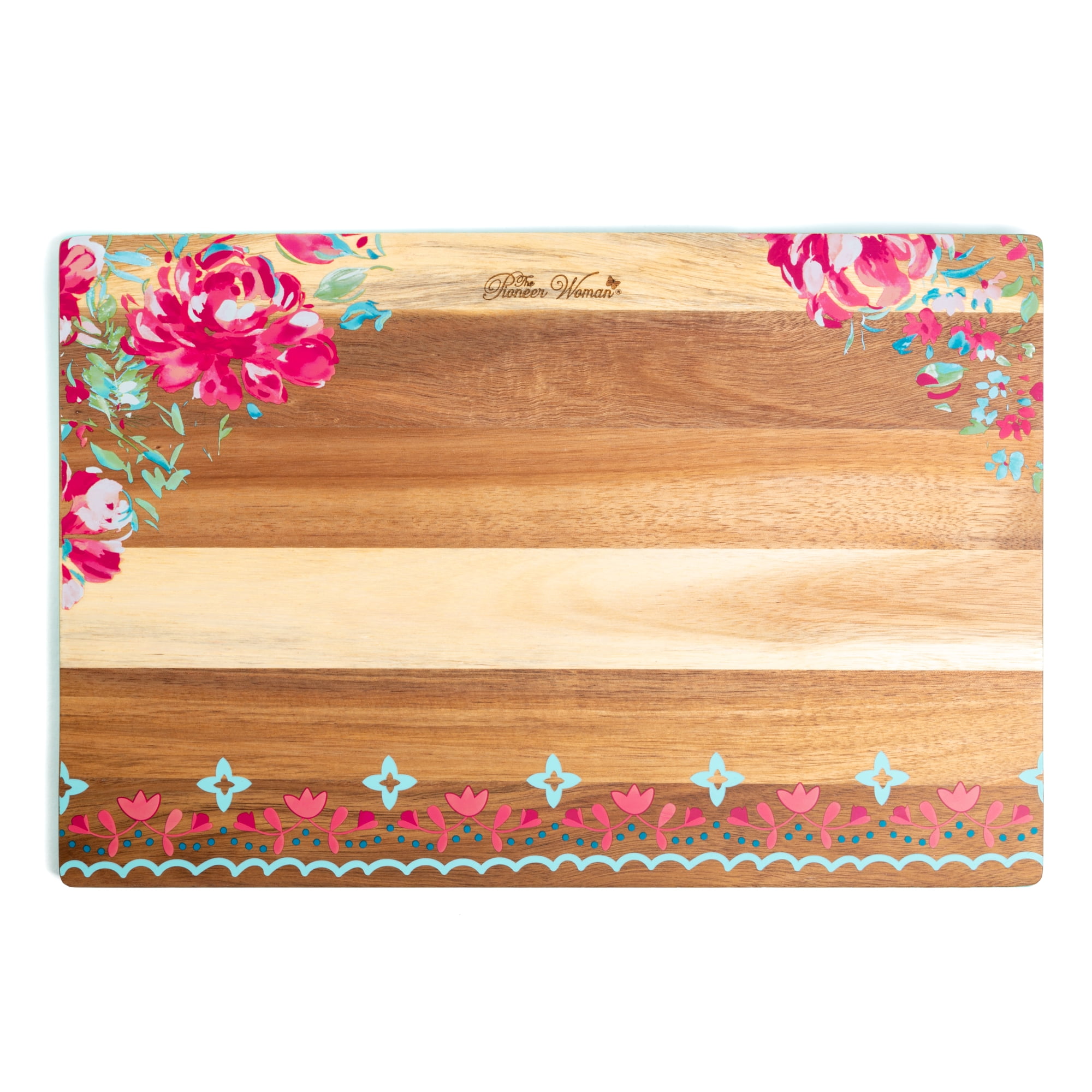 Round Acacia 18 In. X 18 In. Wood Cutting Board 