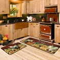 thumbnail image 1 of Pionism Rooster and Sunflower Red Runner Rugs (2 Count), 1 of 6