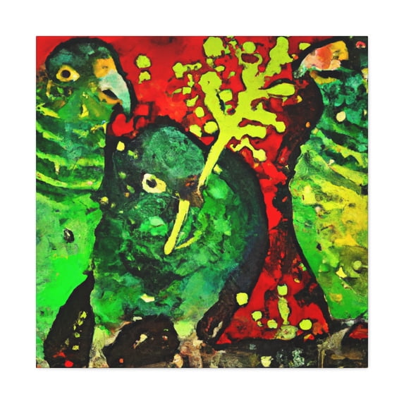 "Pionus in Post-Impressionism" - Canvas