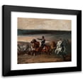 thumbnail image 1 of Piotr Michałowski 14x12 Black Modern Framed Museum Art Print Titled - Attack of French Artillery (1835), 1 of 1