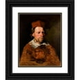 thumbnail image 1 of Piotr Michałowski 15x18 Black Ornate Wood Framed Double Matted Museum Art Print Titled - Cardinal (1846-1848), 1 of 5