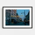 thumbnail image 1 of Piotrkowska, Łódź - Łódź Łódzkie Poland Photography Street Photography City Nightlife Architecture Travel Poster Neon Sign Black Framed Wall Art Print 5 x 7 inches, 1 of 4