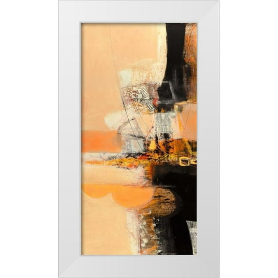 Piovan, Maurizio 11x18 White Modern Wood Framed Museum Art Print Titled - Nuovi incontri I