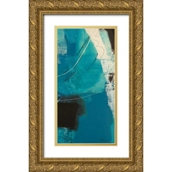 Piovan, Maurizio 18x32 Gold Ornate Wood Framed with Double Matting Museum Art Print Titled - Un viaggio III