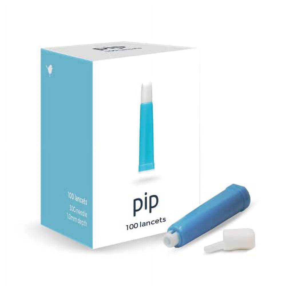 Pip 100 Lancets AllinOne 30G1.0mm Diabetes Safety Lancets Ultra