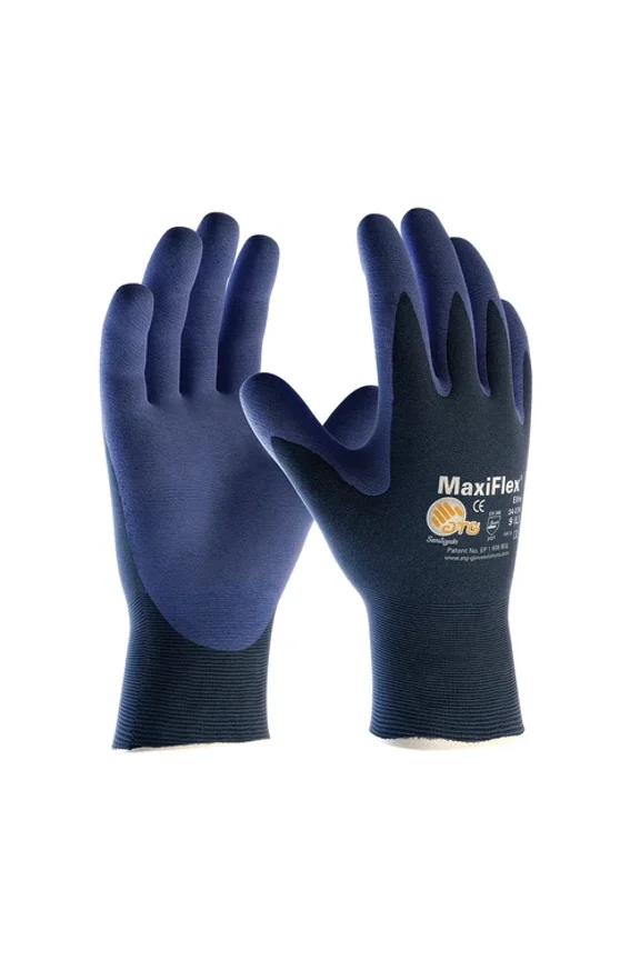Pip 34-274 Atg Maxiflex Elite Seamless Knit Nitrile Coated Gloves 3 Pair Medium