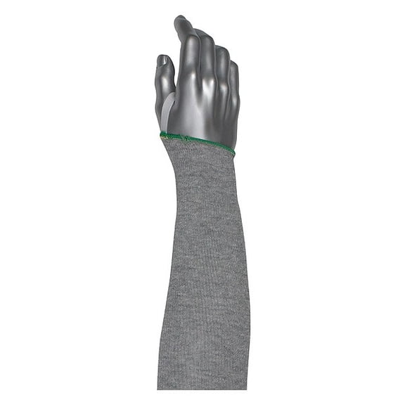 Pip Cut-Resistant Sleeve,Gray,Knit Cuff 20-21DACP18-ET