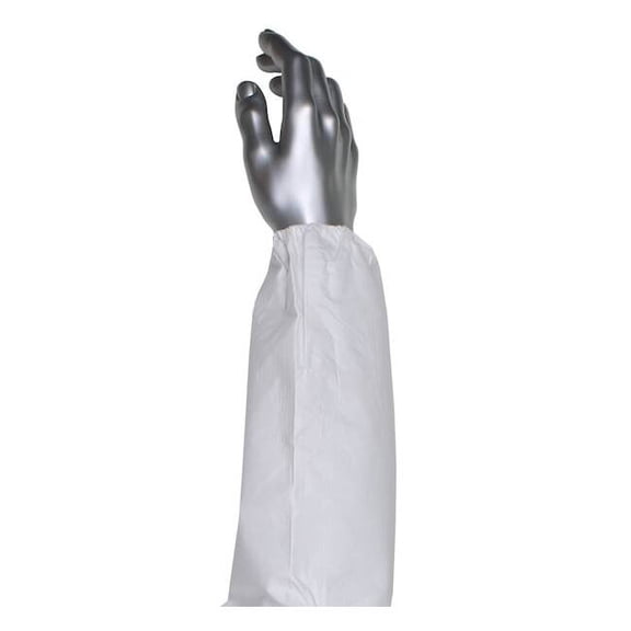 Pip Protective Sleeves, White, 18 in, PK200 3612