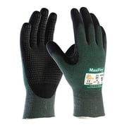 Pip Gloves,Cut Protection,ATG,Blk,XS,PK12 34-8443/XS