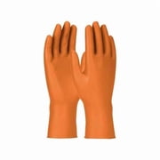 Grippaz Engage, Disposable Gloves, 7 mil Palm, Nitrile, Powder-Free, M  8 , 50 PK, Orange