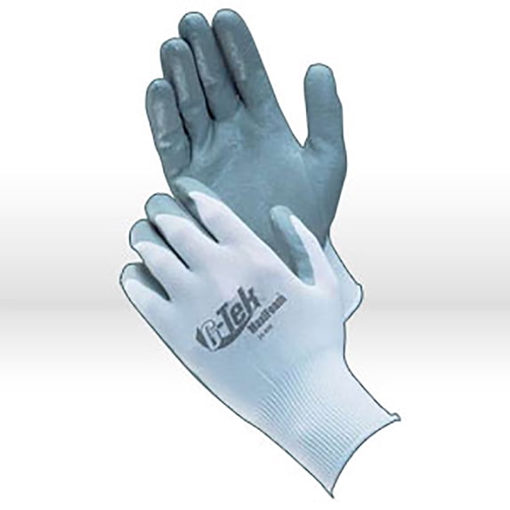 Protective Industrial Products PIP Maxifoam 34-800 Gray/White Small Nylon Cut-Resistant Gloves - EN