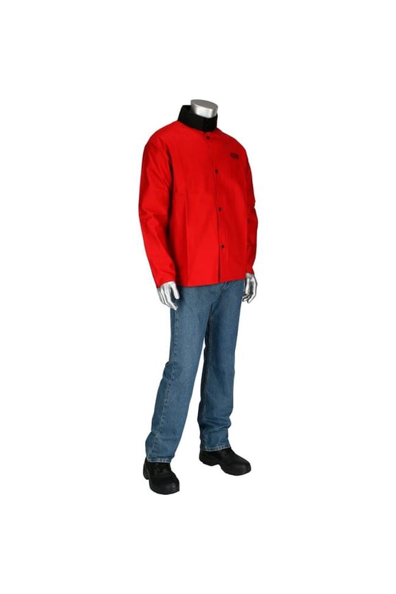 Pip Industries B3116086 30 in. & 9 oz Ironcat Sateen Cotton Jacket, Red - Medium
