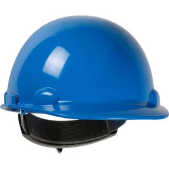 Pip Industries B3113427 Dynamic Dom Cap Style Dome HDPE Shell 4 Point Suspension Adjustment Hard Hat, Sky Blue