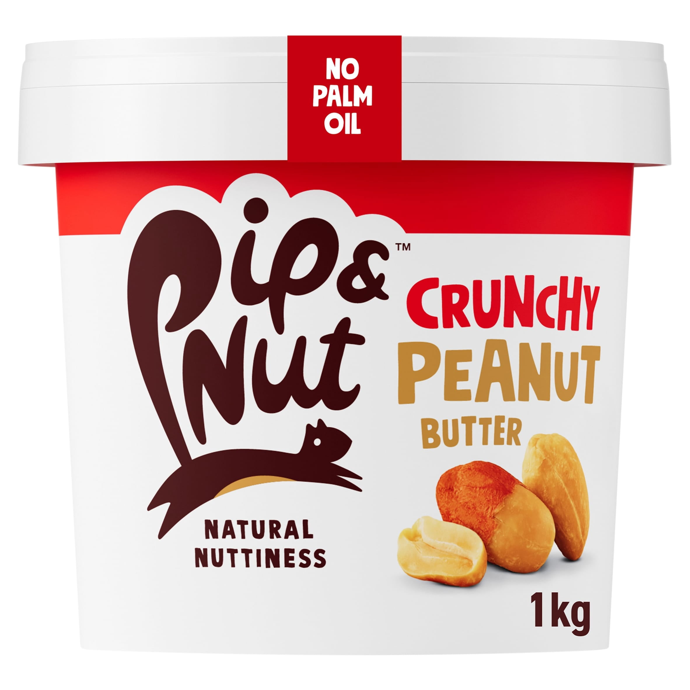 Pip & Nut Crunchy Peanut Butter 1Kg, Imported from Britain