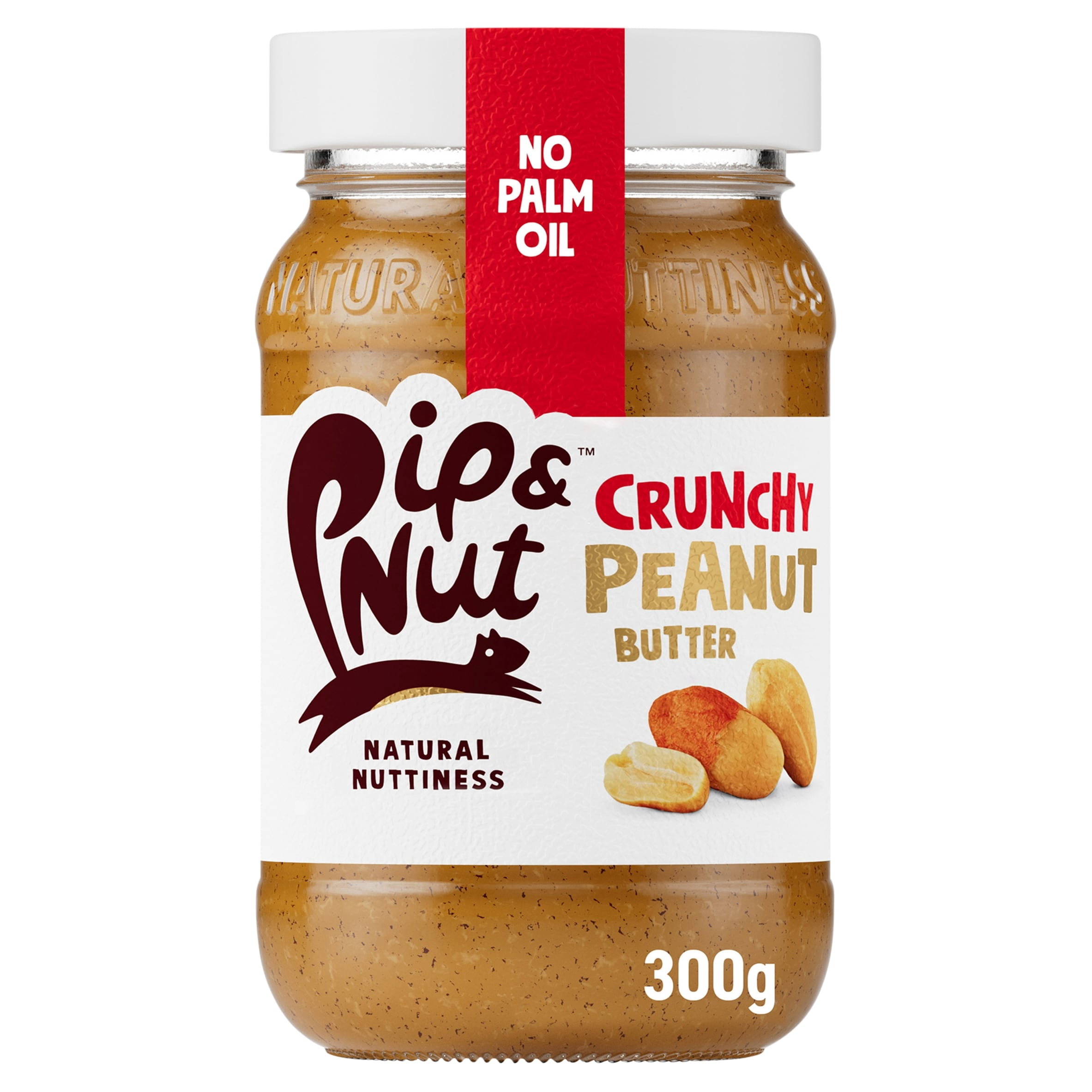 Pip & Nut Crunchy Peanut Butter 300G, Imported from Britain