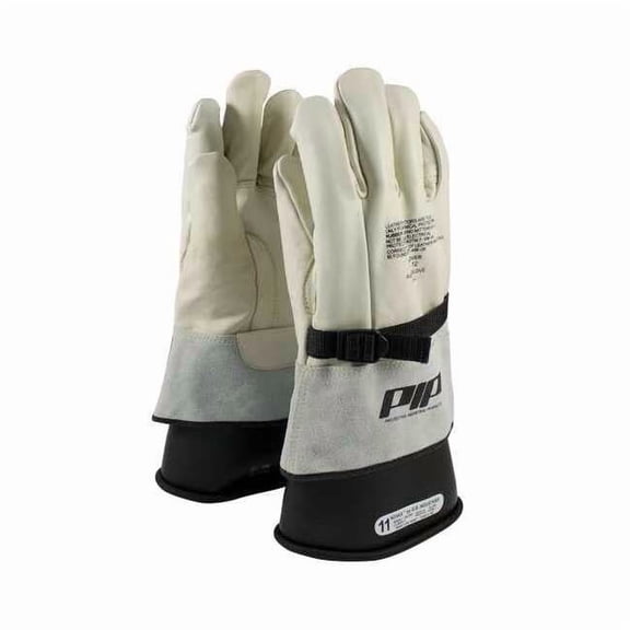 Pip Top Grain Cowhide Protector,Size 7,PR 148-4000/7