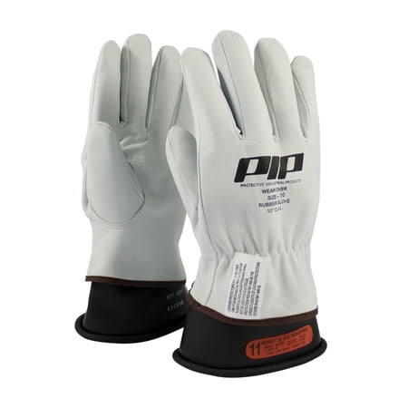 Top Grain Goatskin Protector, Slip-On Cuff, Keystone Thumb, 8, 1 PR 148-1000/8