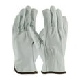 thumbnail image 1 of Protective Industrial Products Drivers Gloves White Economy Top Grain Cowhide Leather Large 12 Pairs Of Gloves, 1 of 2