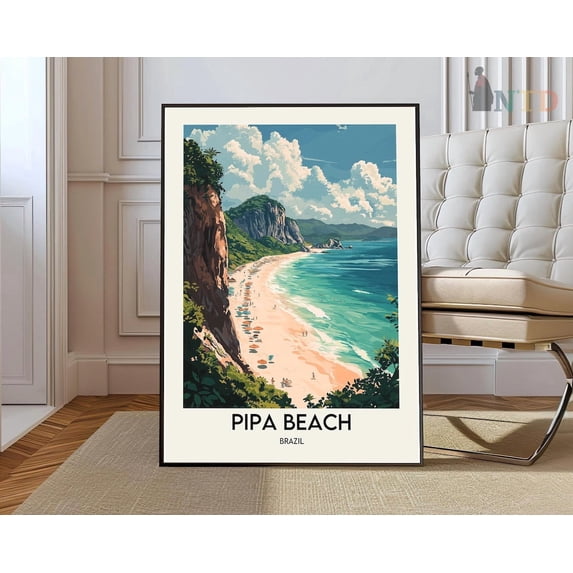 Pipa Beach Rio Grande Do Norte Brazil Coastal Wall Art Photo Home Decor ...