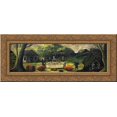thumbnail image 1 of Pipe 24x13 Gold Ornate Wood Framed Canvas Art by Pirosmani, Niko, 1 of 2
