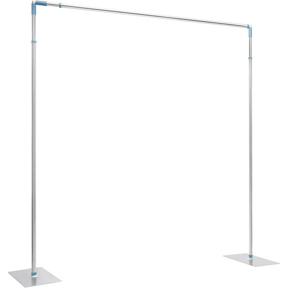 Pipe Backdrop Stand Support Kit 10'x 10' Large Heavy Duty Background Support Curtain Drape Stage Backdrop with Base, for Wedding Party Photography Show