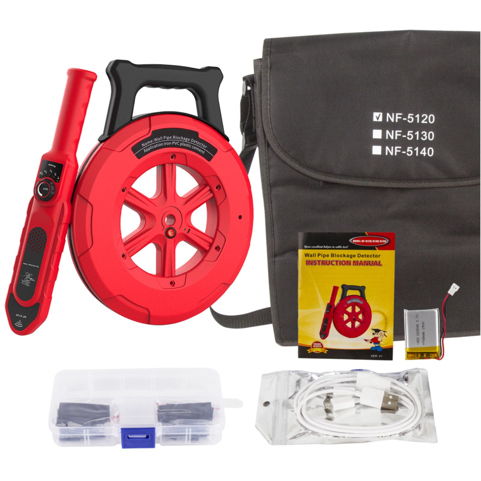 Powerful 40cm Penetration Pipe Blockage Detector & Locator