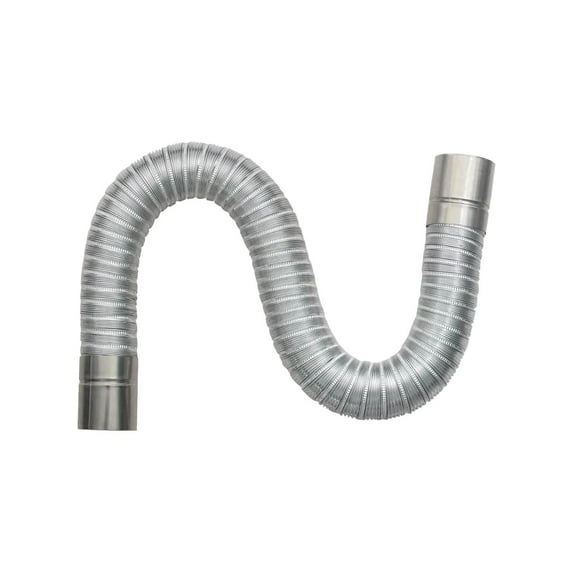 Pipe Chimney Fire Place Heater Exhaust Pipe Length Duct Parts Portable Vent Flue 7cmx2m