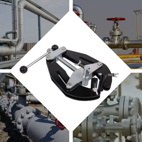 Pipe Clamp, 2 to 6Inch Heavy Duty Pipe Alignment Clamp, High Strength ...