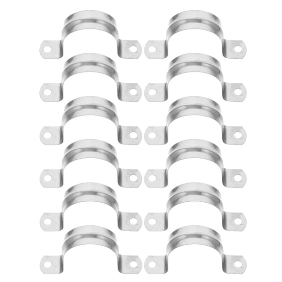 YUYUETIME 20pcs Stainless Steel Strap U Bracket Clamp for Tubes in Automotive Settings