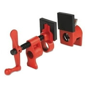 Pipe Clamps, Lever Handle, 1-3/4 In Throat Depth, 3/4 In Opening, 2 In Jaw Width | Bundle of 5 Each