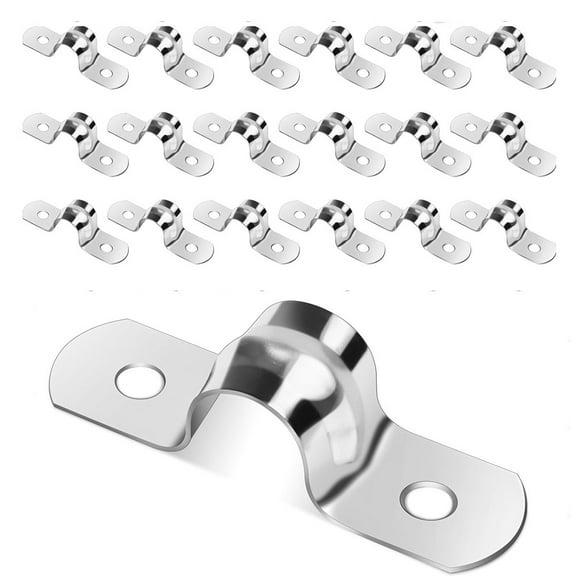 Pipe Clamps Mounting Stainless Steel Clamps For Attaching Water Pipes And Cables Water Pipe Fixing Clamp U-Shaped Pipe Clamp