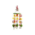 thumbnail image 1 of Pipe Cleaner Christmas Tree Wind Chimes Wreath Ornament Diy Craft, Handmade Hanging Decor For Home Party, Christmas Decoration With Santa Claus Tree And Wreath Elements, 1 of 5