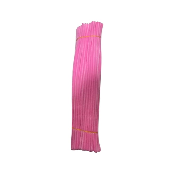 Pipe Cleaners 100-Pack DIY Bouquet Materials | 8 Candy Colors Chenille Stems 12 Inch Bendable Craft Supplies for Floral Decor