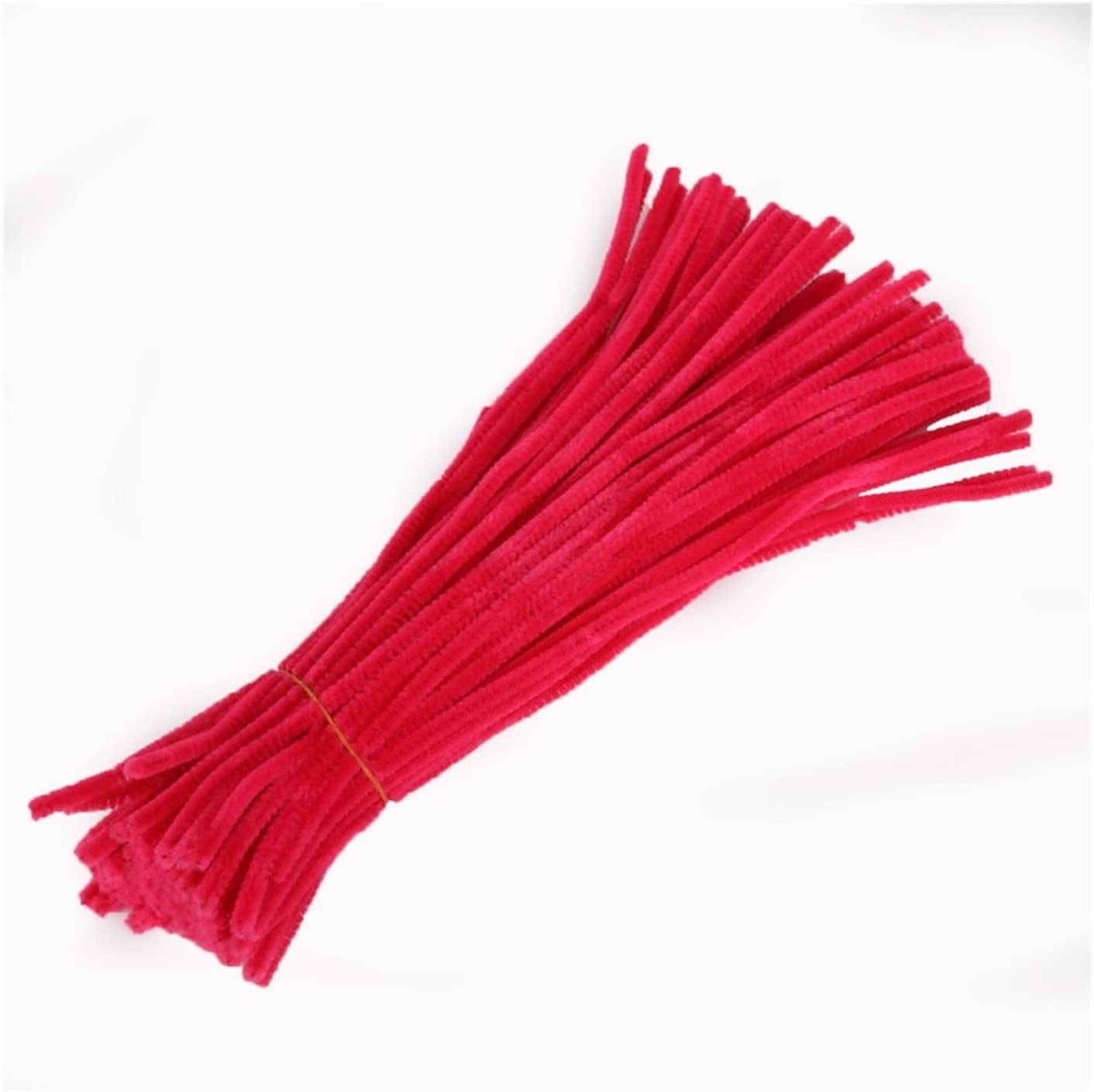 100PCS Craft Pipe Cleaners Furry Wire Twist Tie Pipe Cleaner for Funny Toy  Craft
