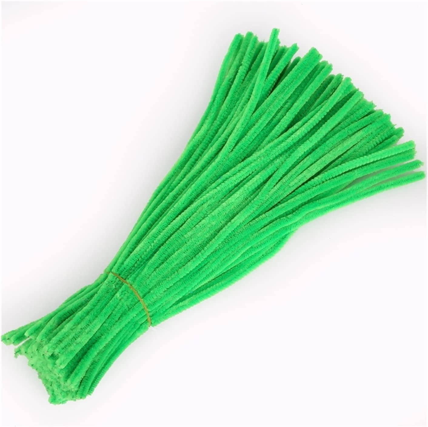Pipe Cleaners 100pcs 30cm Chenille Stems Twist Wire Chenille Stems Pipe  Cleaners Handmade Kids Educational Toys DIY Craft Supplies Pipe Cleaner  (Color : Grass Green, Size : Talla Única) 