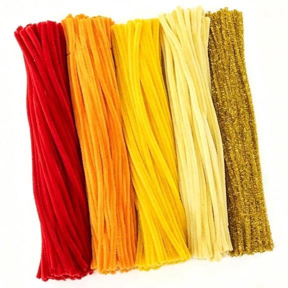 Pipe Cleaners 500 Pcs Chenille Stems Fuzzy Craft for DIY 1 Ft
