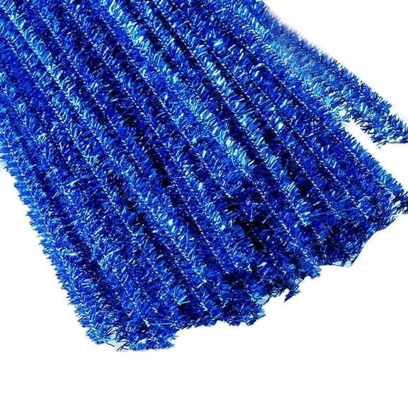 Pipe Cleaners Bulk 100 Pieces 12 Inch Golden Glitter Craft Stems, Fuzzy Sticks DIY Art Supplies for Christmas Birthday Party Decorations and Craft Projects