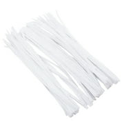 Pipe Cleaners Craft Bulk, White Craft Twisting Chenille Stem, 11.81 Inch Length DIY Handcraft Rod Flexible Art Making Supplies for Handiworks, Toy Fabrication, and Halloween Decorations