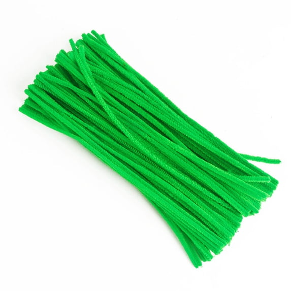 Pipe Cleaners Craft, Pipe Cleaners Craft DIY Simulation Bouquet Materials(6mmx12in)(Fruit Green,6mmx12in)