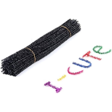 Veroave 60 PCS Black Pipe Cleaners - Bulk Art & Craft