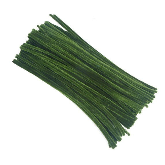 Pipe Cleaners for Crafts, Czzoypi Assorted Colors DIY Simulation Bouquet Materials, 100 Count Bendable Floral Stems for DIY Projects Gift Making