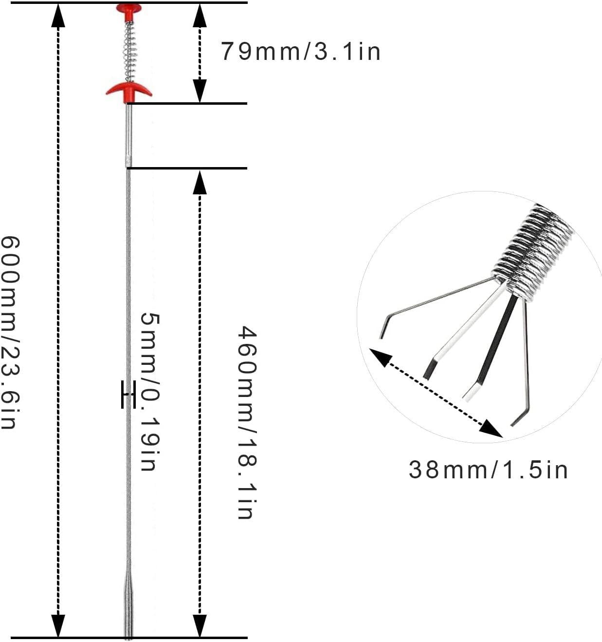Pipe Cleaning Pliers, 60 Ferret Pipes, Foldable Ferret Unblocker, Four