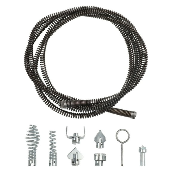 Pipe Cleaning Spiral Steel Pipe Unclogging Tool 3-meters Pipe Clean Tools For Electric Pipe Clean Machine For Drainage Systems