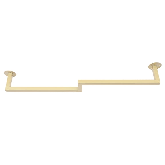 Pipe Clothes Hanging Bar DIY Wall-Mounted Garment Rack Heavy Duty Clothing Rack