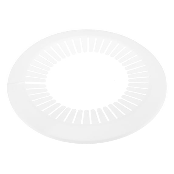 Pipe Cover Decoration, 140mm-168mm PP Plastic Escutcheon Collar Water Pipe Drain Line Cover, White, 1 Pack