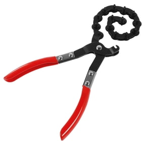 Pipe Cutter with Nonslip Handle Cuts 3/4" to 3-1/4" Pipe Carbon Steel Exhaust Pipe Cutter Easy One Handed Rotation Chain Tailpipe Cutter for Tight Spaces